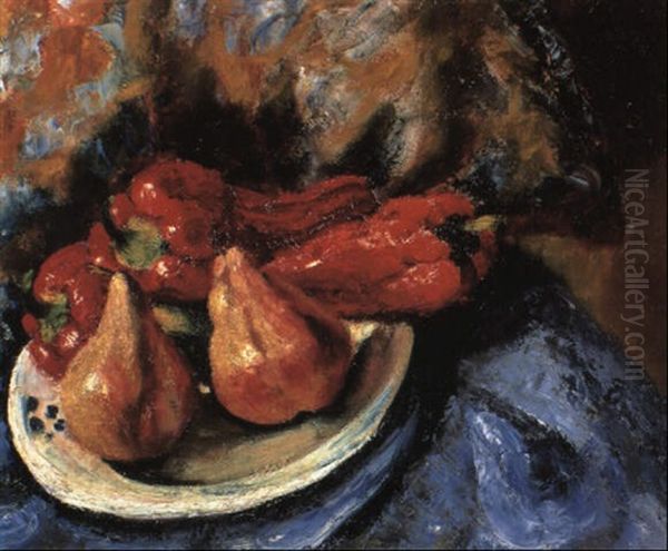 Still Life With Peppers And Peas - view 1