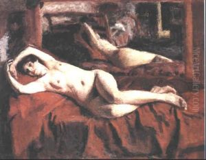 La Femme Au Drap Rouge by Roderic O'Conor