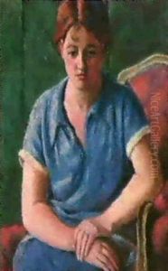Portrait Of The Artist's Wife by Roderic O'Conor