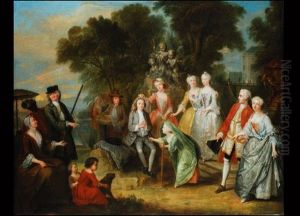 Gesellschaftsspiel Im Schlosspark by Francois Octavien