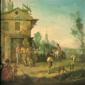 La Halte A L'auberge; Le Campement, Une Paire La Halte A L'auberge; Le Campement, Une Paire