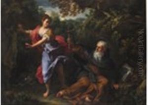 The Temptation Of St. Anthony by Giovanni Odazzi