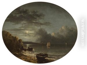 Moonlight Seascape by Walter Mason Oddie