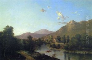 Fording The River by Walter Mason Oddie