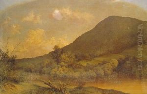 Rolling Hills With A House by Walter Mason Oddie