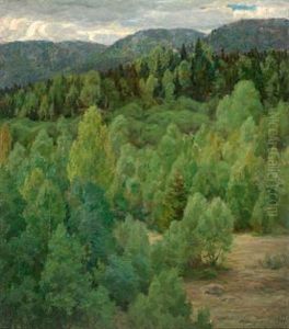 Norsk Landskab by Hans Odegaard
