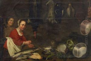 Kuchenstillleben by Willem Van Odekerken