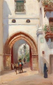 Scenery From Sevilla by Frans Wilhelm Odelmark