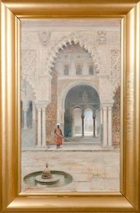 Alcazar Of Seville by Frans Wilhelm Odelmark