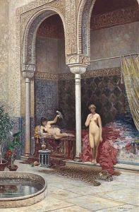 Odalisques In The Harem by Frans Wilhelm Odelmark