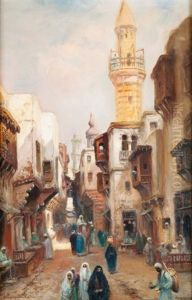 Rue Du Caire by Frans Wilhelm Odelmark