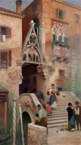 Folkliv I Venedig Folkliv I Venedig