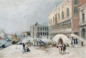 Markusplatsen by Frans Wilhelm Odelmark