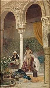 Haremsscen by Frans Wilhelm Odelmark