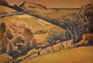 Study Hills Near Hobart by Dorrit Black