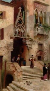 Vattenhamtning I Venedig Vattenhamtning I Venedig