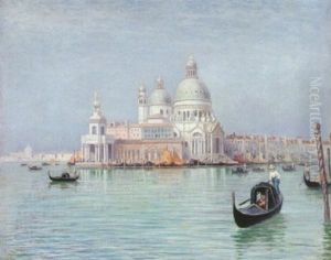 Santa Maria Della Salute, Venezia by Frans Wilhelm Odelmark