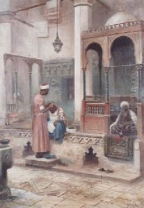 Interieur D'un Cafe Au Caire Interieur D'un Cafe Au Caire
