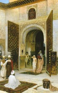 Orientalisk Palatsinterior by Frans Wilhelm Odelmark