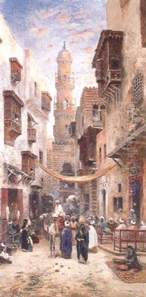 Rue Animee Au Caire - view 1