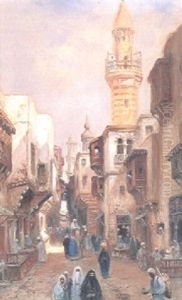Basargata I Kairo by Frans Wilhelm Odelmark