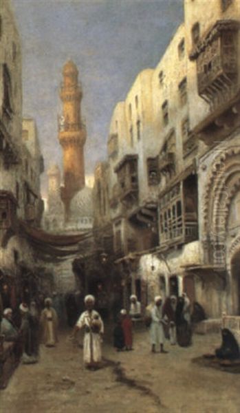 Rue Animee Au Caire - view 1