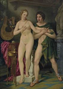 Pygmalion Et Galatee by Joseph Dionysius Odevaere