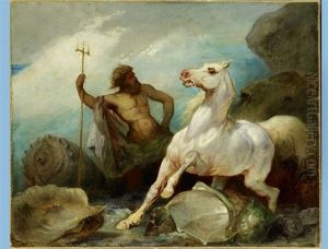 The Creation Of The Horse By Neptune