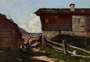 Deux Valaisannes Au Hameau