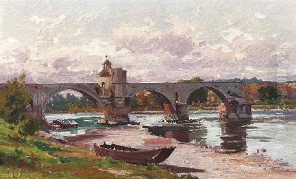 Die Pont St. Benezet In Avignon - view 1