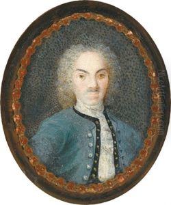 Bildnis Eines Herrn Mit Schnurrbart by Joseph Oechs