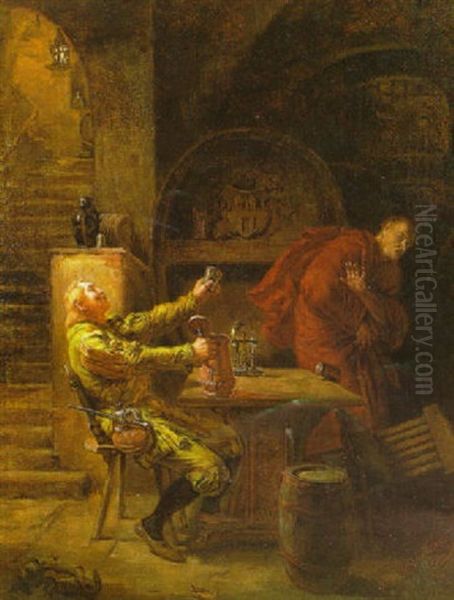 Faust And Mephisto In The Ratskeller - view 1