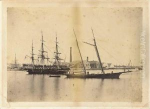 The Schooner Yacht America, C.1880 by James Wallace Black