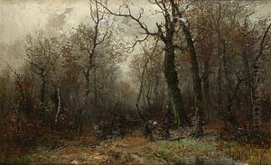 Bosgezicht by Georg Oeder