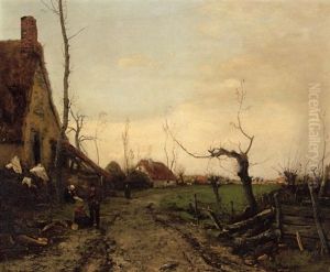 Dorf Im Herbst by Georg Oeder