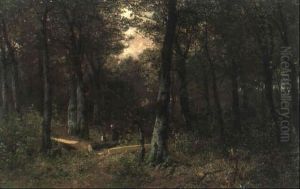 Waldlandschaft by Georg Oeder