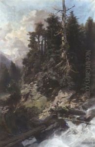 Im Montafontal by Ernst Erwin Oehme