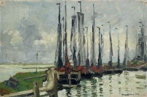 Ewer Im Hafen Von Greetsiel (?)