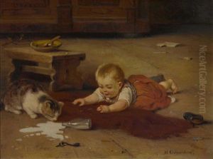 Kleines Missgeschick by Hugo Oehmichen