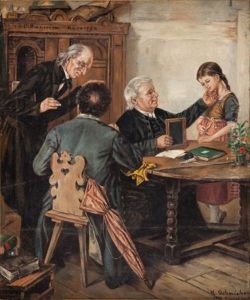 W Szkolce Niedzielnej by Hugo Oehmichen