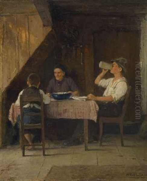 Bauernfamilie Am Mittagstisch - view 1