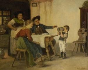 "fruh Ubt Sich..." by Hugo Oehmichen