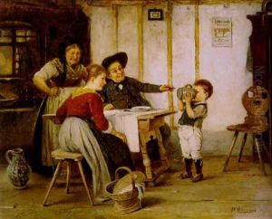 In Der Wirtsstube by Hugo Oehmichen