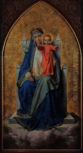 Die Thronende Muttergottes Mit Dem Jesuskind - view 1