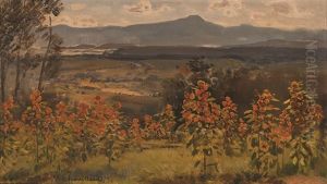 Landscape With Sunflowers