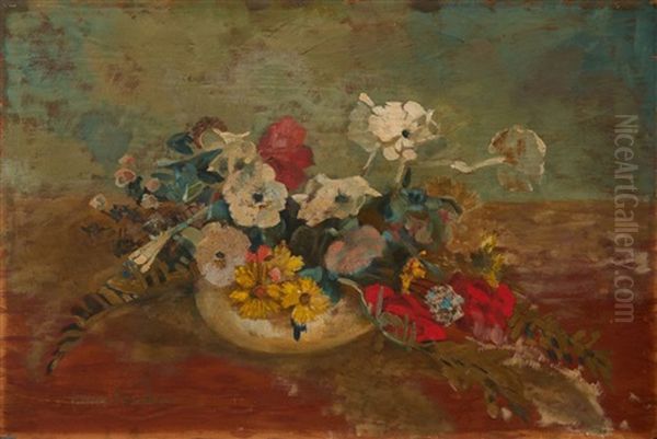 Still Life Of Flowers In A Vase - view 1