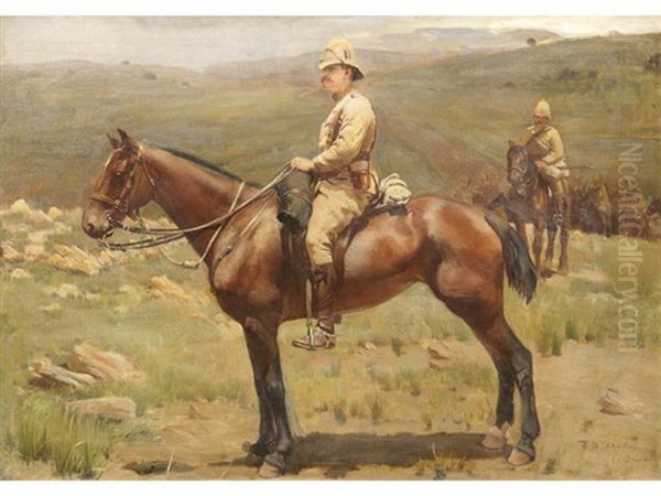 Boer Soldier On Horseback - view 1