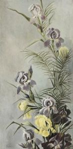 Still Life With Irises by Frans David Oerder