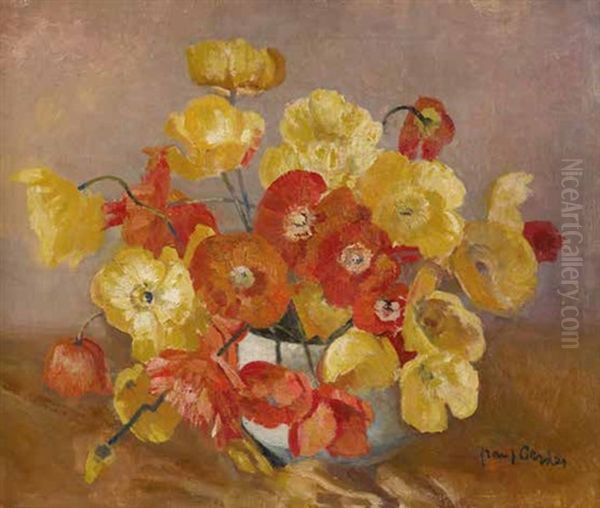 Poppies In A Vase - view 1