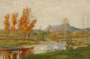 Autumn Landscape by Olive Parker Black